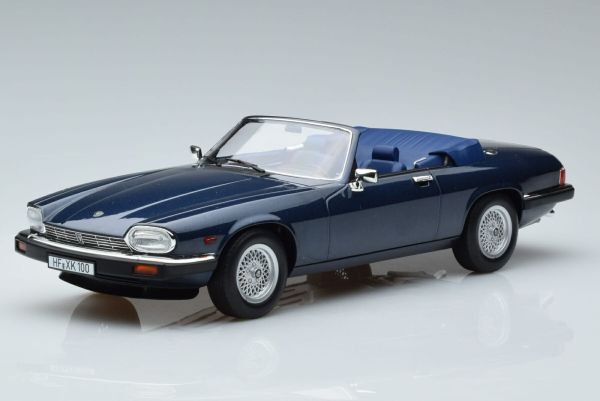 NOREV182636 - 1988 metallic blauwe auto - JAGUAR XJ-S cabriolet limited edition  - 1