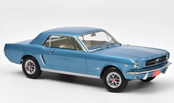 NOREV182800 - 1965 FORD Mustang coupé turkoois metallic - 1