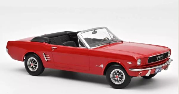 NOREV182810 - FORD Mustang cabriolet 1966 rood - 1