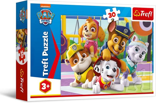 TRF18286 - 30-delige puzzel Paw Patrol - Altijd op tijd - 1