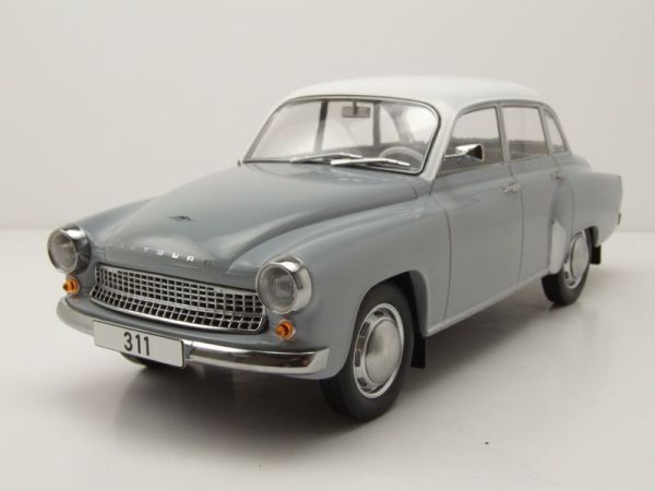 MOD18301 - WARTBURG 311 1959 Grijs-wit - 1