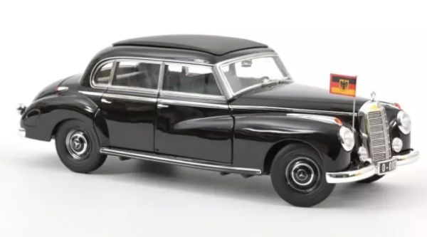 NOREV183707 - MERCEDES BENZ 300 1955 Konrad Adenauer zwart - 1