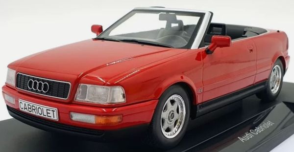 MOD18371 - AUDI 80 cabriolet 1991 Rood - 1