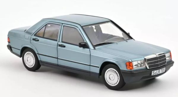 NOREV183828 - MERCEDES 190 E 1984 Blauw metallic - 1