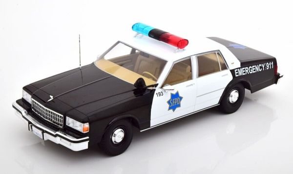 MOD18389 - CHEVROLET Caprice S.F.P.D. 1987 Zwart-wit - 1