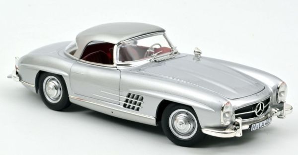 NOREV183890 - MERCEDES 300 SL Roadster 1957 Zilver - 1