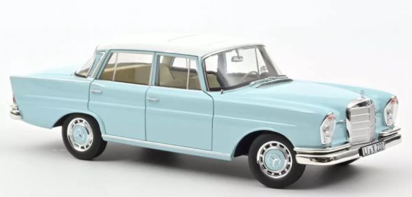 NOREV183920 - MERCEDES 220 S 1965 Lichtblauw - 1