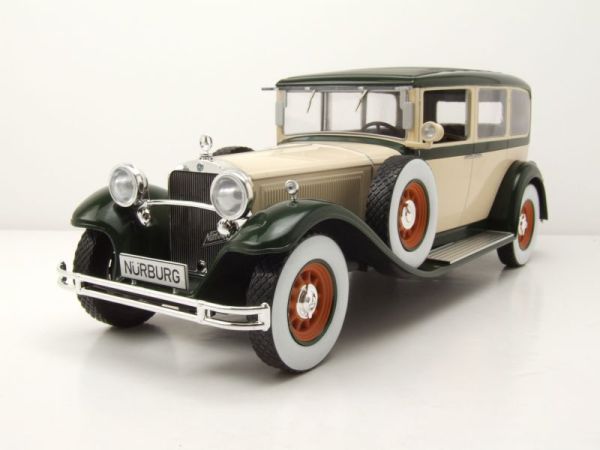 MOD18410 - MERCEDES 460/460 K W08 1928 Beige en donkergroen - 1