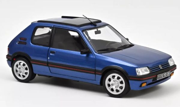 NOREV184844 - Peugeot 205 GTi 1.9 met zonnedak 1992 Miami Blue - 1