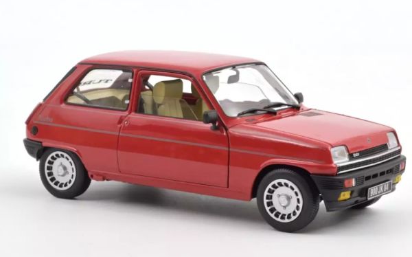 NOREV185243 - RENAULT 5 Alpine Turbo 1982 rood - 1