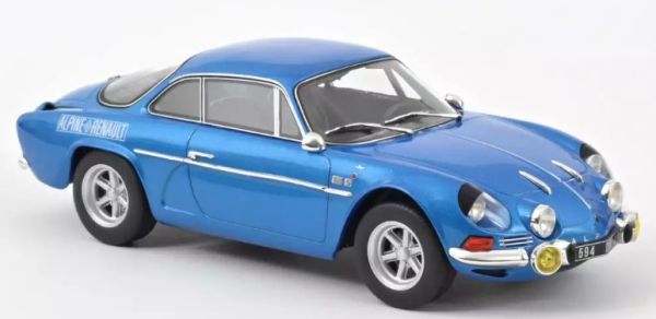 NOREV185307 - ALPINE A110 1600S 1972 Blauw met zijversiering - 1