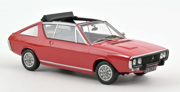 NOREV185371 - RENAULT 17 Gordini cabriolet 1975 Rood - 1