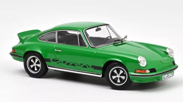 NOREV187680 - PORSCHE 911 RS 1973 Groen met zwarte deco - 1