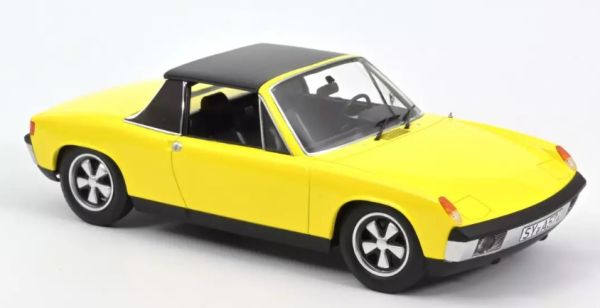 NOREV187689 - 1973 VOLKSWAGEN PORSCHE 914-6 Geel - 1