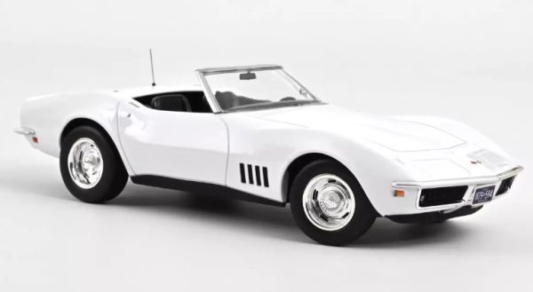 NOREV189038 - CHEVROLET Corvette Cabriolet 1969 Wit - 1