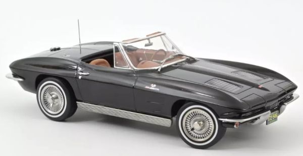 NOREV189055 - CHEVROLET Corvette Sting Ray Convertible 1963 Zwart - 1