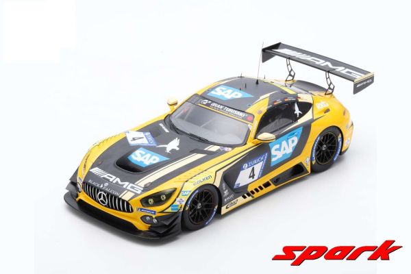 SPA18SG028 - MERCEDES-AMG GT3 N°4 Mercedes-AMG Team Black Falcon 2e 24H Nürburgring 2018 M. Engel/A. Christodoulou/M. Metzger/D. Müller 300 stuks - 1