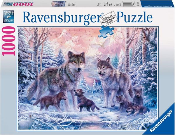 RAV191468 - 1000 stukjes Arctische wolven puzzel - 1