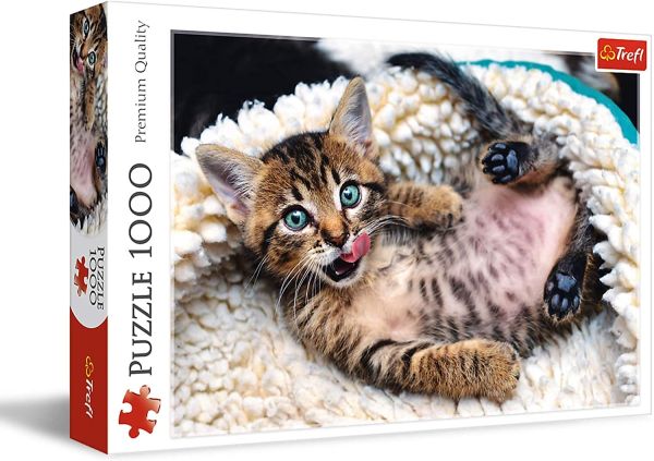 TRF10448 - Happy Kitten puzzel van 1000 stukjes - 1