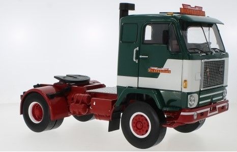 MOD18139 - VOLVO F88 Bilspedition 4x2 1971 Groen en wit - 1