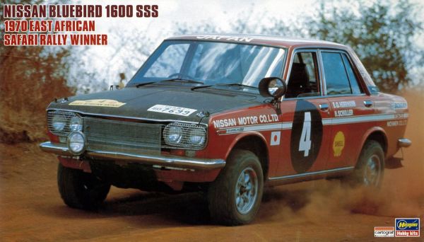 HAW21266 - NISSAN Bluebird 1600SSS - Winnaar Safari Rally 1970 Te monteren en te spuiten - 1