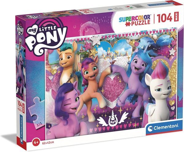 CLE23765 - MAXI puzzel 104 stukjes My LITTLE PONY - 1