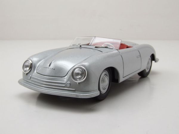 WEL24090GRIS - PORSCHE 356 N°1 cabriolet 1948 Zilver - 1