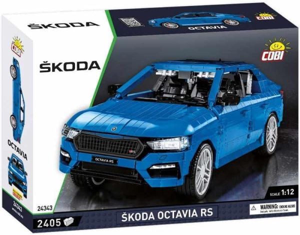 COB24343 - SKODA Octavia IV RS blauw - 2350 onderdelen - 1