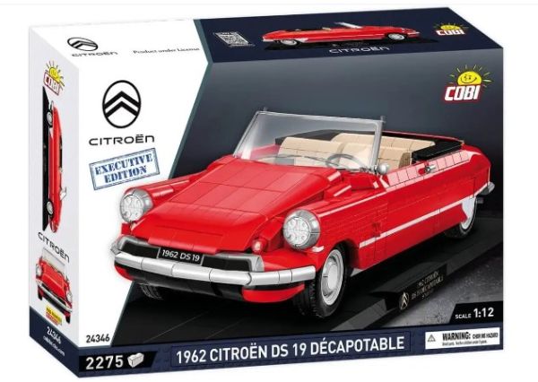 COB24346 - CITROEN DS 19 Cabriolet 1962 rood Exclusive Edition - 2275 st. - 1