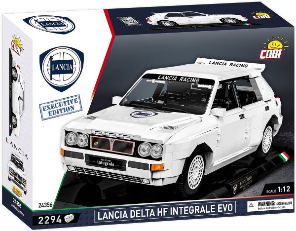 COB24356 - LANCIA Delta HF Intégrale Evo 1991 Wit - Exclusieve Editie - 2294 Onderdelen - 1