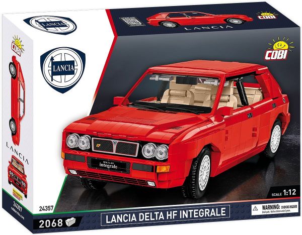 COB24357 - LANCIA Delta HF Intégrale Evo 1991 Rood - 2068 Onderdelen - 1