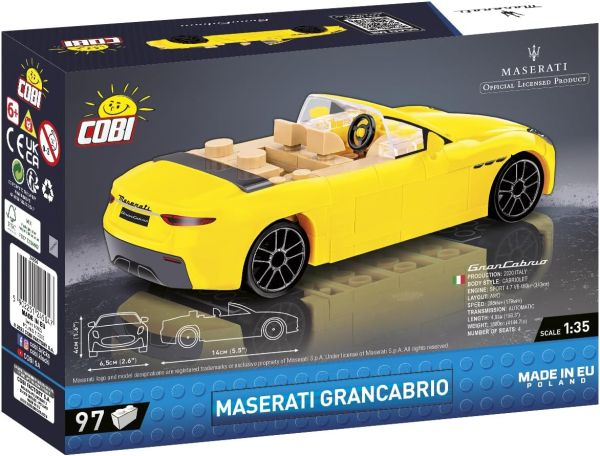 COB24504 - MASERATI Grancabrio geel - 97 delig - 1