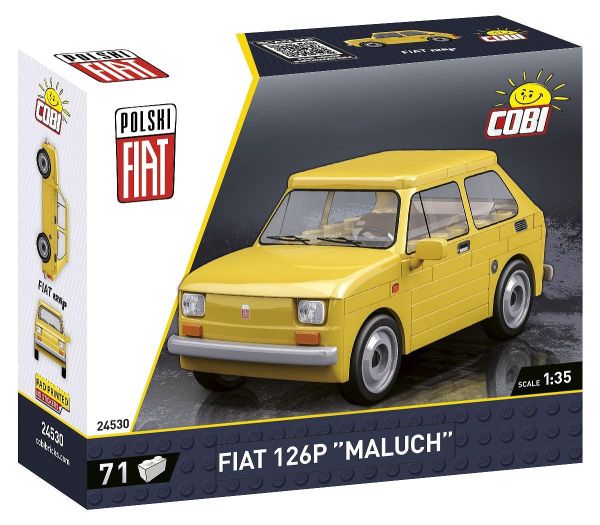 COB24530 - FIAT 126P geel - Maluch - 71 stuks - 1