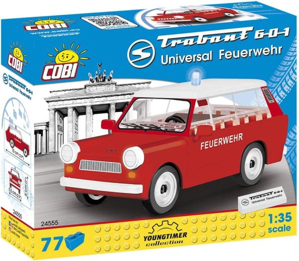 COB24555 - TRABANT 601 Universele Brandweermannen - 77 stuks - 1