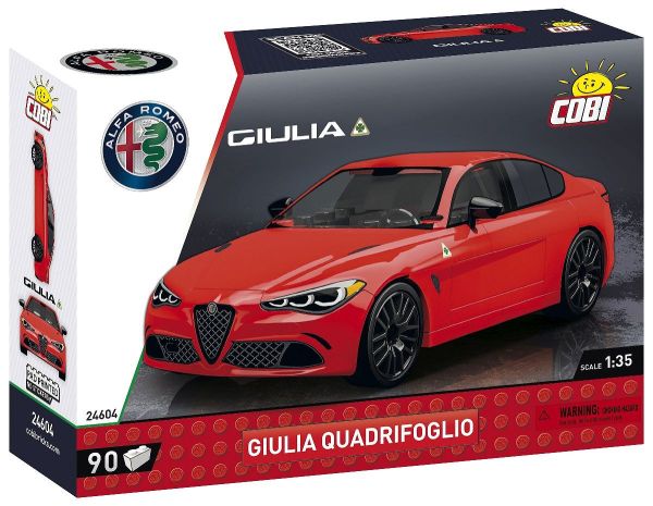 COB24604 - ALFA ROMEO Gulia Quadrifoglio rood - 90 stuks - 1