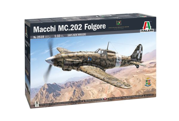 ITA2518 - Vliegtuig MACCHI MC.202 Folgore om te assembleren en te schilderen - 1