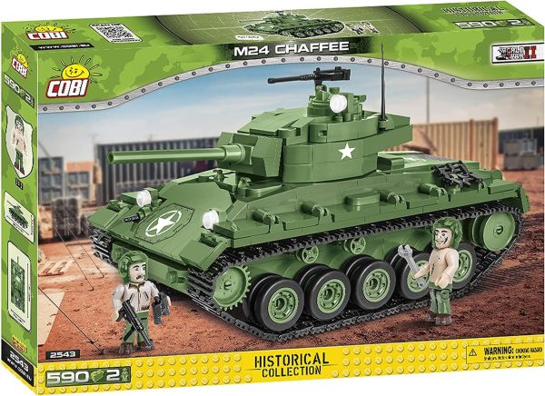 COB2543 - Amerikaanse tank M24 chaffee - 588 bouwstukken - 1