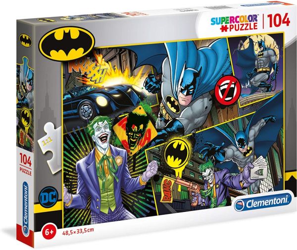 CLE25708 - 104 stukjes Dc Comics Batman puzzel - 1