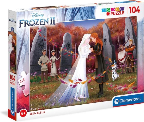 CLE25719 - 104 stukjes Disney Sneeuwkoningin puzzel - 1