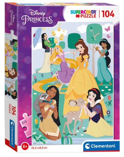 CLE25736 - 104 stukjes Disney Super Princess puzzel - 1