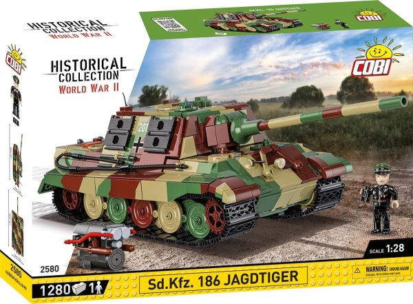 COB2580 - Tank SD.KFZ. 186 JAGDTIGER - 1280 st. - 1