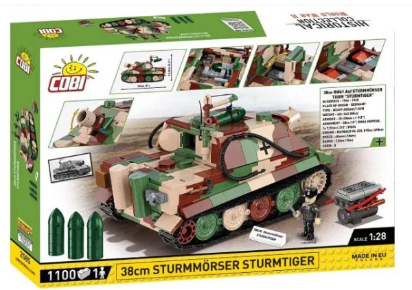 COB2585 - Kanon 38cm Sturmmorser Sturmtiger - 1100 stuks - 1