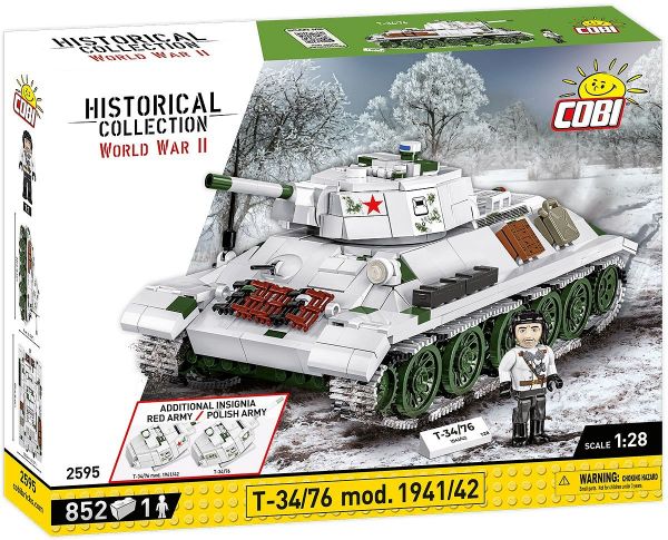 COB2595 - Tank T-34/76 mod. 1941/42 - 852 stuks - 1