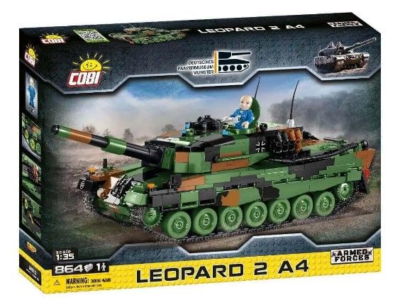 COB2618 - Duitse tank Leopard 2 A4 - 864 bouwstenen - 1