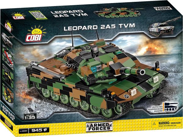 COB2620 - Leopard 2A5 TVM Tank - 945 bouwstenen - 1