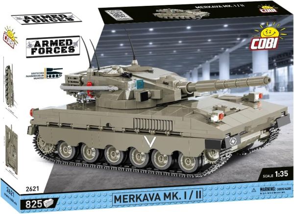 COB2621 - MERKAVA MK.I/II Tank - 825 bouwdelen - 1