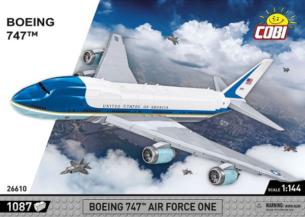 COB26610 - Vliegtuig BOEING 747 Air Force One - 1087 stuks - 1