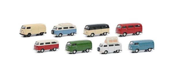 SCH26685 - VOLKSWAGEN T2A bu buscamper set van 8 stuks - 1