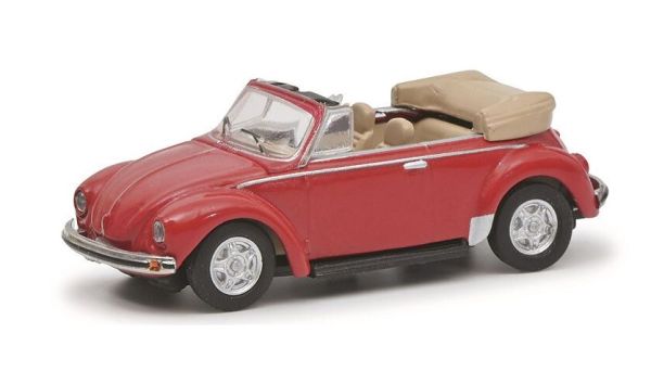 SCH26705 - VOLKSWAGEN Kever cabrio rood - 1