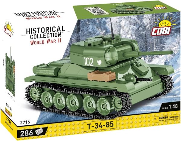 COB2716 - Tank T-34-85 - 286 bouwstenen - 1